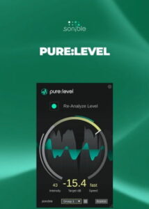 Sonible pure level Poster