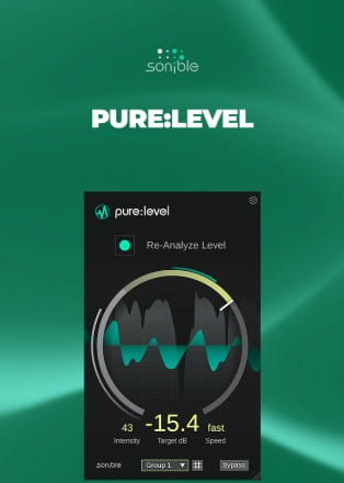 Sonible pure level Poster