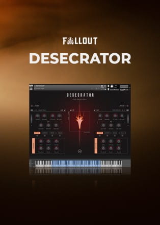 Fallout Music Group Desecrator poster