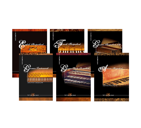 Real Samples Gorgeous Harpsichords Website Box Shot