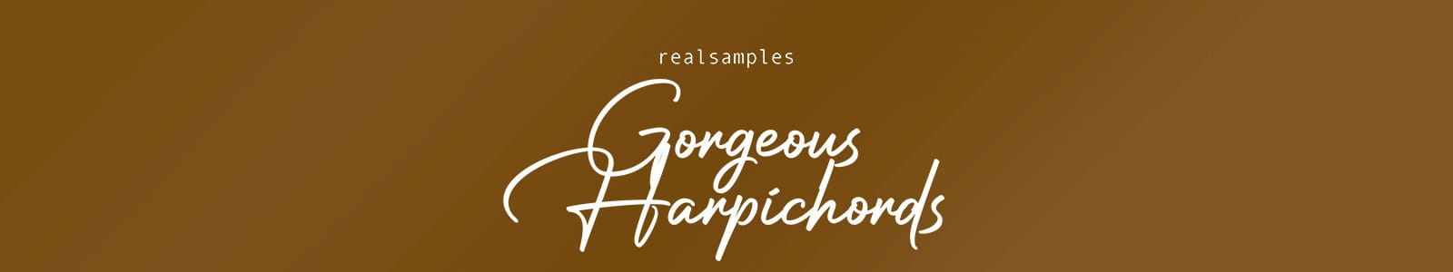 Real Samples Gorgeous Harpsichords Website Header