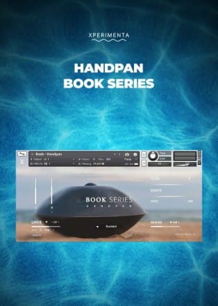 Xperimenta Handpan Book Series Website Poster