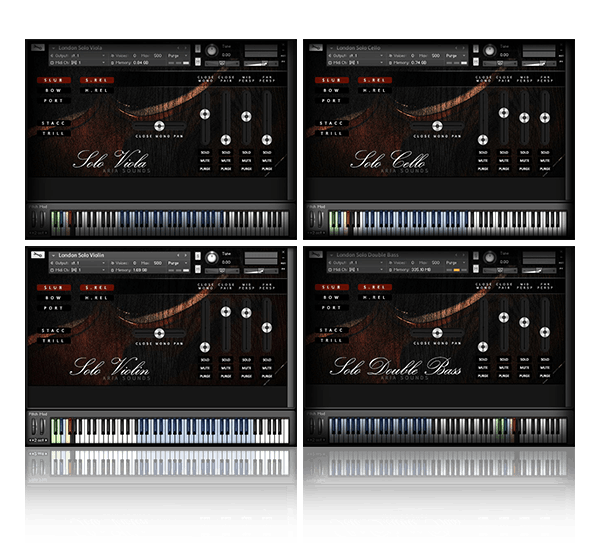 Aria Sounds LSS Solo Strings Bundle box shot