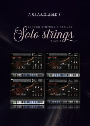 Aria Sounds LSS Solo Strings Bundle poster