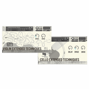 Elastic Sounds Violin & Cello Extended Techniques Bundle Website Box Shot