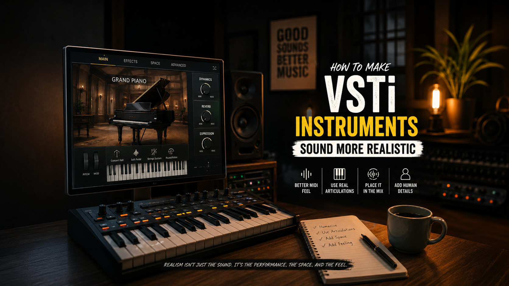 Make VSTi Instruments Sound Realistic