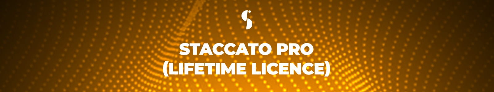 Staccato AI Staccato Pro (Lifetime Licence) Website Header