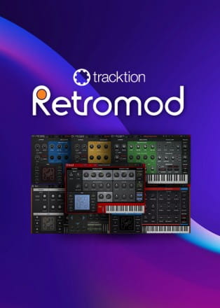 Tracktion Retromod poster