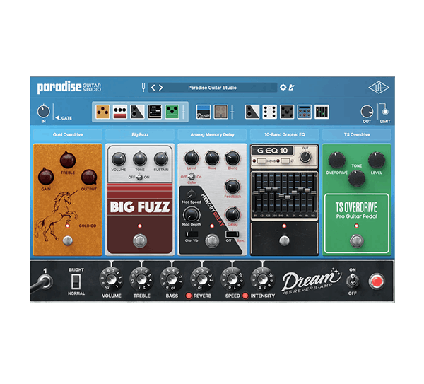 Universal Audio Paradise Guitar Studio Website Box Shot