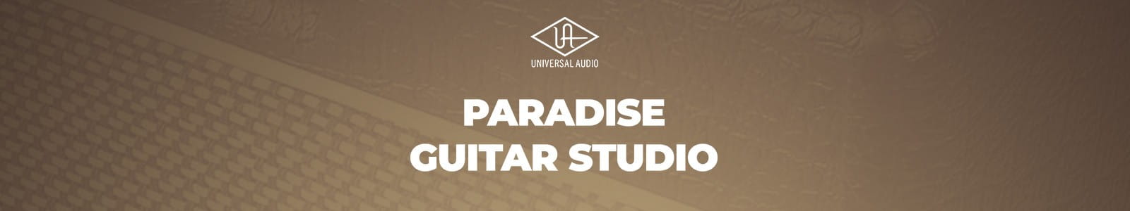 Universal Audio Paradise Guitar Studio Website Header