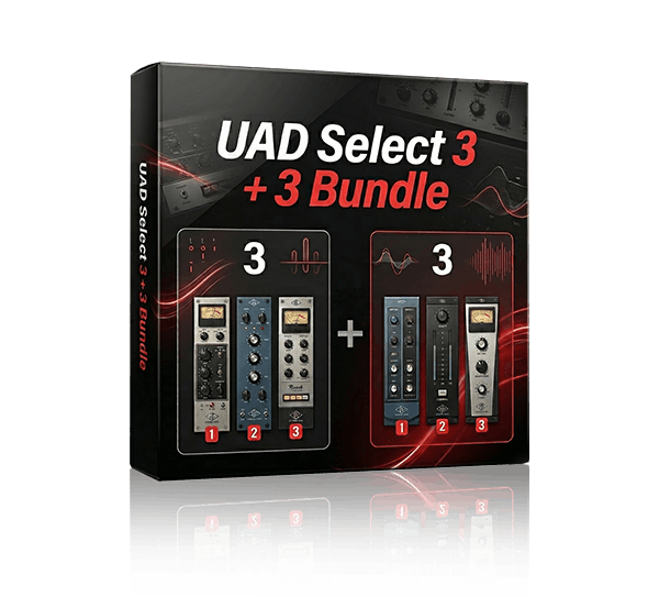 Universal Audio Select + Bundle box shot