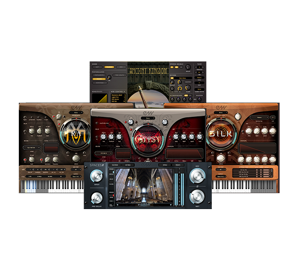 EastWest Sounds Ancient Bundle + Spaces II FREE Website Box Shot