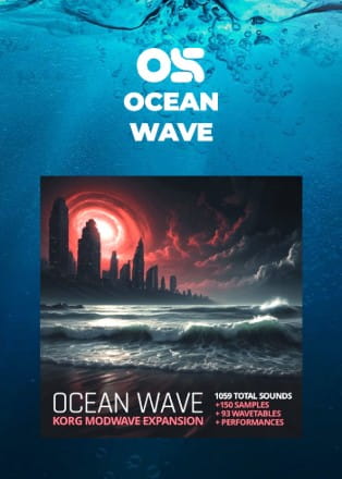 Ocean Swift Synthesis Ocean Wave Website Poster