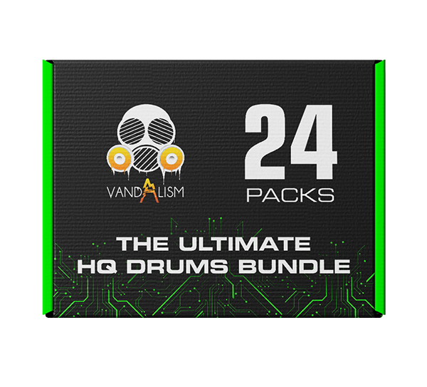 Vandalism Sounds The Ultimate HQ Drums Bundle Website Box Shot