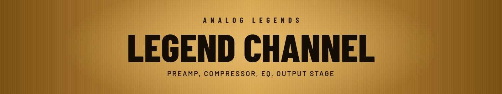 Analog Legends Legend Channel header