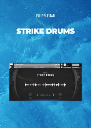 Filipe Leitao Strike Drums Website Poster