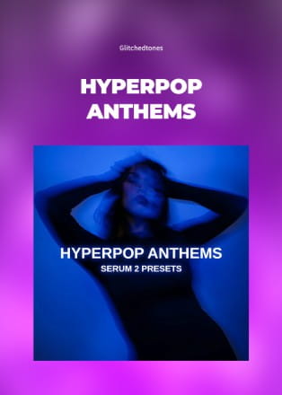 Glitchedtones Hyperpop Anthems Website Poster
