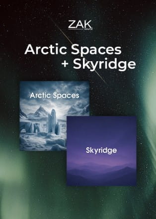 ZAK Sound Arctic Spaces+Skyridge poster