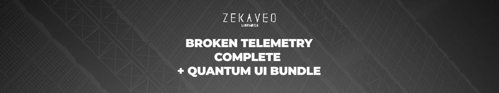Broken Telemetry Complete + Quantum UI Bundle Website Header