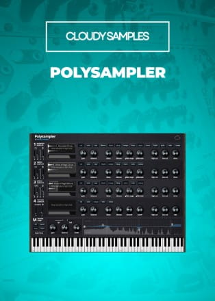 Cloudysamples Polysampler Website Poster