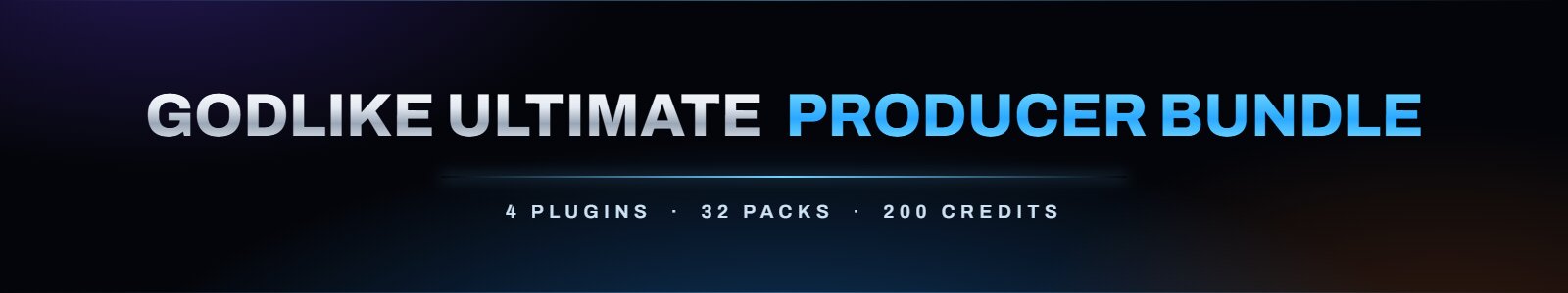 GODLIKE Ultimate Producer Bundle Website Header x (v)