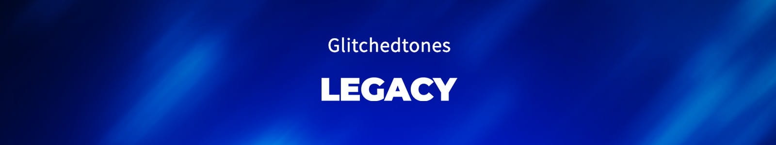 Glitchedtones Legacy Website Header