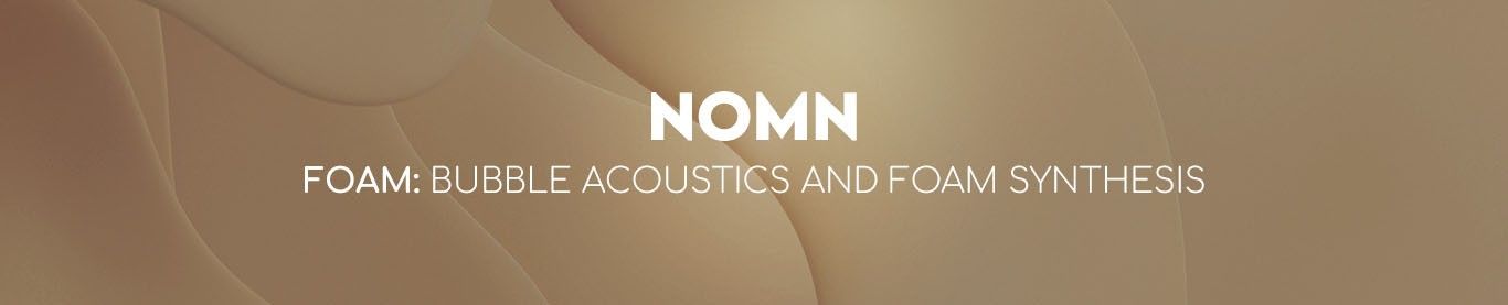 NOMN FOAM Bubble Acoustics And Foam Synthesis header
