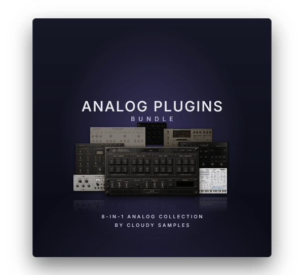 Cloudysamples Analog Plugins Bundle Website Box Shot