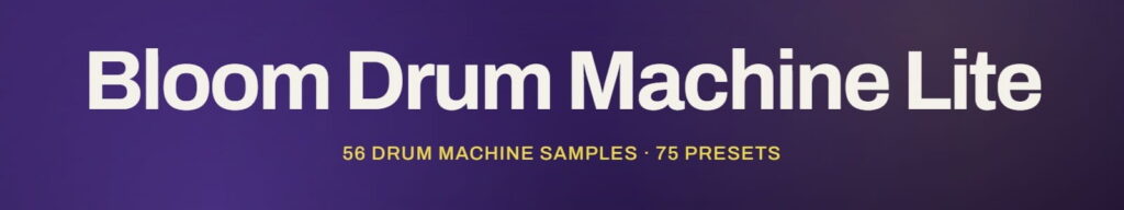 Excite Audio Bloom Drum Machine Lite header
