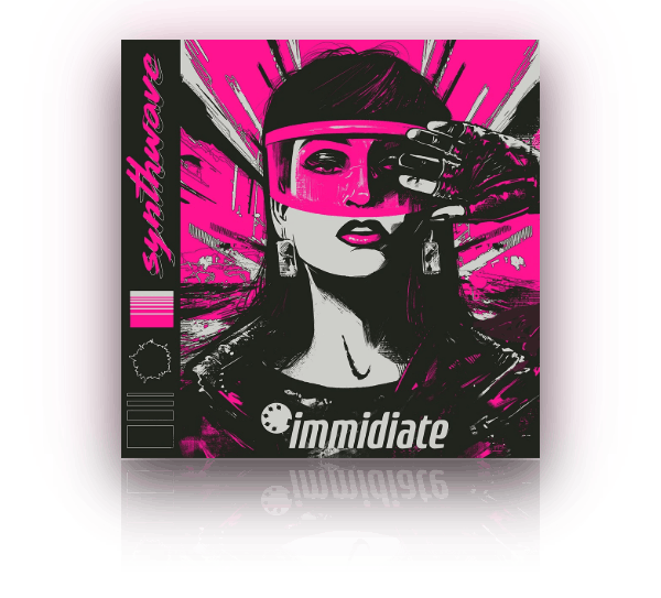 Glitchedtones IMMIDIATE Synthwave box shot