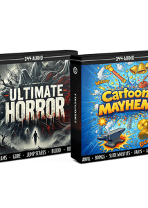 SFX Cartoon & Horror FX Website Box Shot