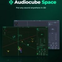 Audiocube Space poster x