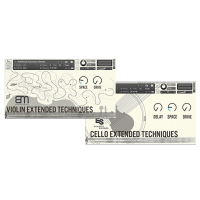 Elastic Sounds Violin & Cello Extended Techniques Bundle Website Box Shot