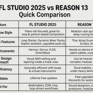 Fl Studio Reason DAWS