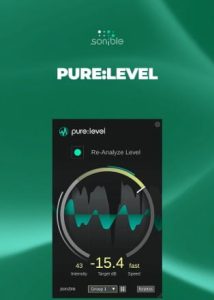 Sonible pure level Poster