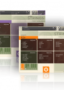 Sonokinetic Orchestral Strings & Sordino Strings bundle box shot min