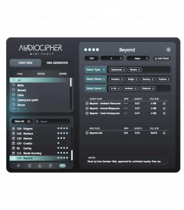 76% off MIDI Vault by AudioCipher